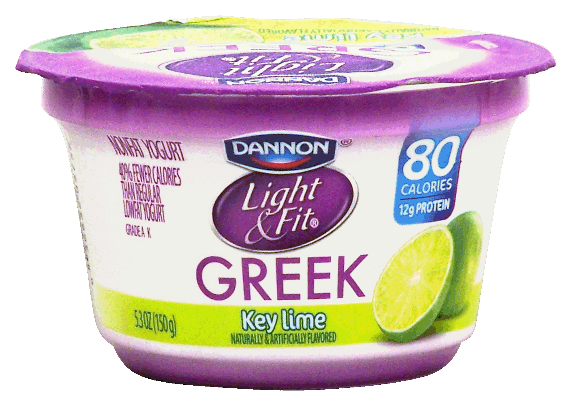 Dannon Light & Fit nonfat greek yogurt, key lime Full-Size Picture